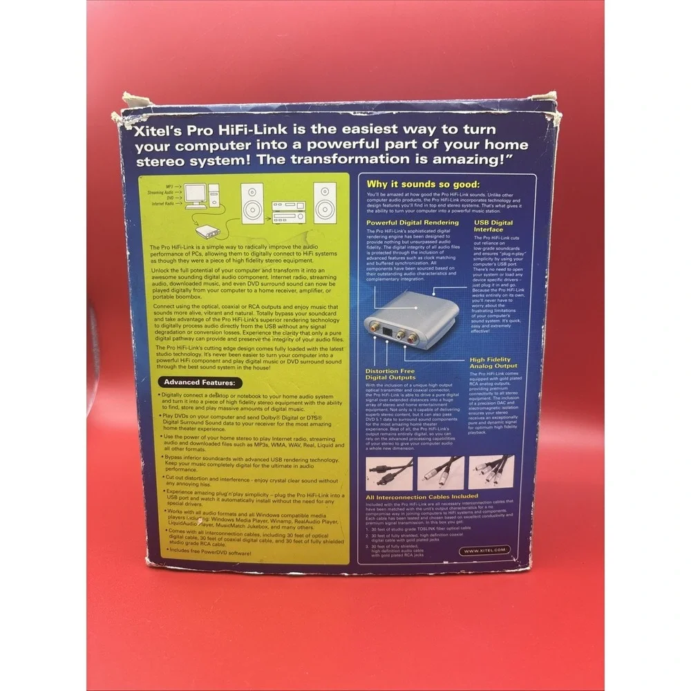 Xitel Pro HiFi-Link Digital Connector - New